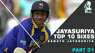 Sanath Jayasuriya Top 10 Sixes. || Best Sixes || Unbelievable Sixes.