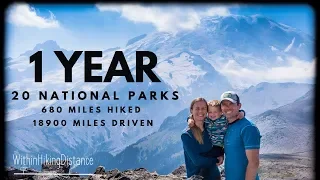 One Year of Travel with a Toddler | Visiting 20 National Parks | US Road Trip