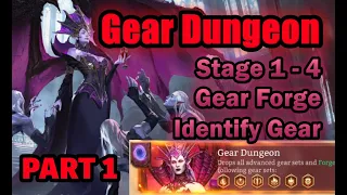 Forerunner Gear Dungeon Part 1 | Stage 1 - 4 | New Gear Forge & Identify | Watcher of Realms