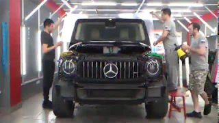 Оклейка полиуретановой пленкой Mercedes Benz G класс