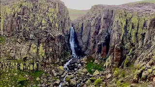 We chose the top of the waterfall to camp. fascinating