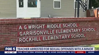 Middle school  teacher arrested for sexual offenses with a minor