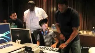 Justin Bieber and Dr Dre in the studio for Just Beats