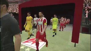 PES 2019 Crvena Zvezda vs Tottenham all goals - Gameplay