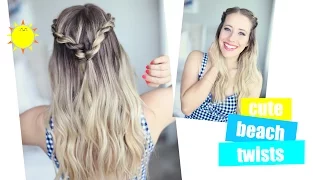 Cute Summer Twists | Beach Hairstyle