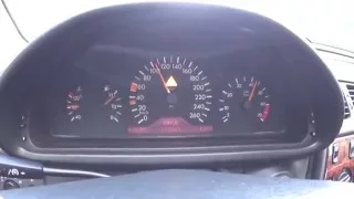Mercedes - Benz CLK320 w208 1998year acceleration 0-100km/h