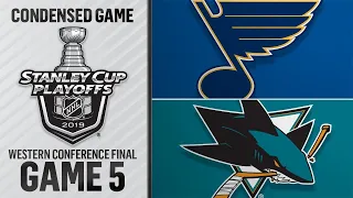 05/19/19 WCF, Gm5: Blues @ Sharks