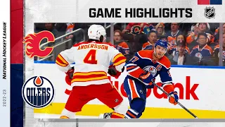 Flames @ Oilers 10/15 | NHL Highlights 2022