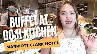 Buffet at GOJI KITCHEN inside MARRIOTT CLARK HOTEL