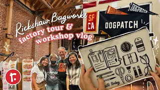 Rickshaw Bags Factory Tour & Workshop in San Francisco 💼 | Abbey Sy
