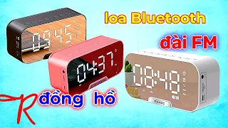 Loa bluetooth kiêm đồng hồ báo thức tích hợp  nhiều tính năng khác giá siêu rẻ