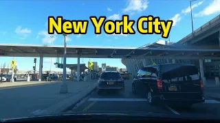 Driving from JFK Airport Terminal 4 to Midtown Manhattan, NYC