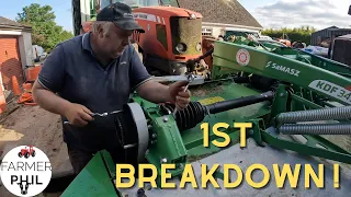 WHAT WENT WRONG ?! - SAMASZ MOWERS 1ST BREAKDOWN