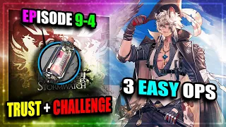 【Arknights】【EP 9】9-4 (Trust Farm + Challenge) (3 Lazy Operators) (T3/T4 Solvent)