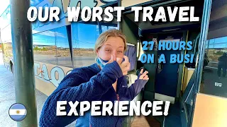 OUR WORST TRAVEL EXPERIENCE IN ARGENTINA! 27 HOURS ON A BUS!