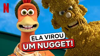 A Fuga das Galinhas: A Ameaça dos Nuggets | Batalha final contra a Senhora Tweedy | Netflix Brasil
