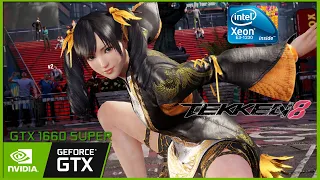 Tekken 8 : Xeon e3 1230 v2, GTX 1660 SUPER - 1080p Alto + FSR