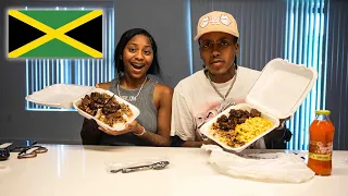 Trying Jamaican Food For The First Time MUKBANG With Kiya ..