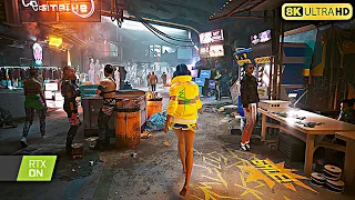 Cyberpunk 2077: Phantom Liberty - Dogtown Market Free Roam Exploration! RTX 4090 Path Tracing PC