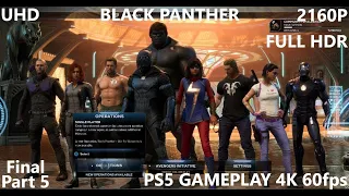 MARVEL'S AVENGERS BLACK PANTHER PS5 Gameplay Walkthrough Part 5 FULL GAME [4K 60FPS] - No Commentary