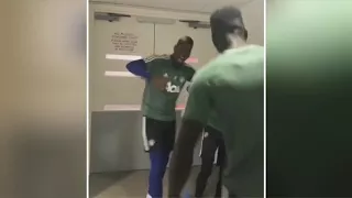 Paul Pogba and Jesse Lingard dance.. Who’s your brother?