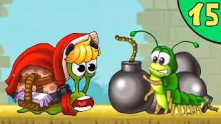 Несносный УЛИТКА БОБ 3. Серия 15. Улитка девочка. Игра Snail Bob 3 на канале Игрули TV