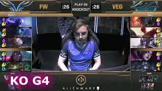 Flash Wolves vs Vega Squadron - Game 4 | Knockouts Play-Ins of LoL MSI 2019 | FW vs VEG G4