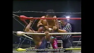 WWC: Carlos Colón vs. Polynesian Prince  - Barbwire Match (1991)