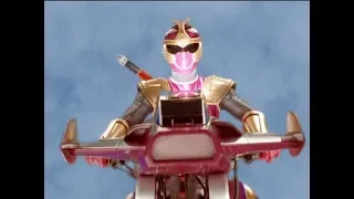 Ninja Glider Cycle First Battle | E25 Brothers in Arms | Ninja Storm | Power Rangers Official