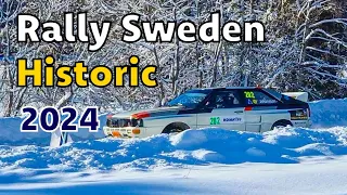 Rally Sweden Historic 2024 SS10 Sarsjöliden