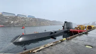 Arpão Submarine from Portugal 🇵🇹 in Nuuk harbour 27/04-2024