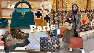 Christmas Gift Shopping in Paris! Louis Vuitton, Van Cleef, Cartier, Fendi Bags & Galerie Lafayette