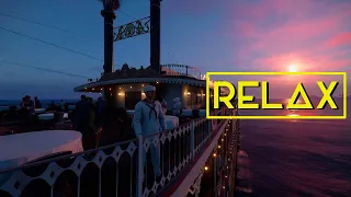 Mafia Remake Relax Ambient Game / Pleasant music on the boat with a view of the sunset