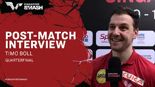 Timo Boll Post-Match Interview | Singapore Smash 2024