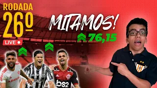 LIVE DA MITADA!! DICAS PARA A 26ª RODADA DO CARTOLA FC