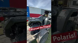 Divorced the Polaris!   Honda Rubicon - New Girlfriend.