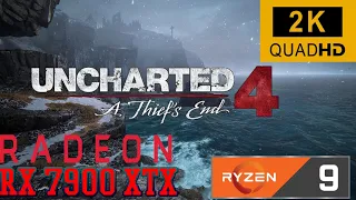 Uncharted 4 A Thiefs End | RX 7900 XTX |  Ryzen 9 5900X |  Native 1440p | Ultra Settings