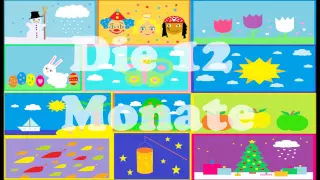 Deutsch lernen: Die Monate - the months of the year in German - les mois de l'année en allemand