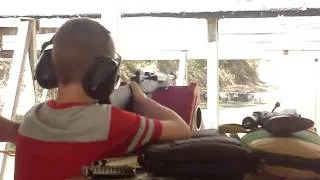 Daniel Spell shooting the Ruger Mini-14