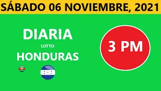 Diaria 3 pm honduras loto costa rica La Nica hoy SÁBADO 06 DE NOVIEMBRE DE 2021