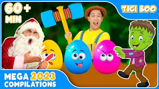 Surprise Eggs + Mega Kids Songs Collection 2023 | TigiBoo