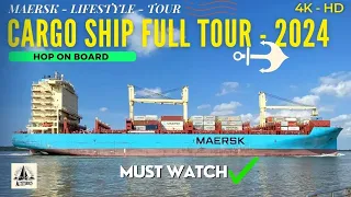 MODERN DAY. CARGO SHIP TOUR ⛴️⚓️ | FULL TOUR |MUST WATCH💯