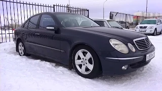 2003 Mercedes-Benz E260. Start Up, Engine, and In Depth Tour.
