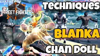 How to USE Blankas CHAN DOLL all TECHNIQUES  Street Fighter 6