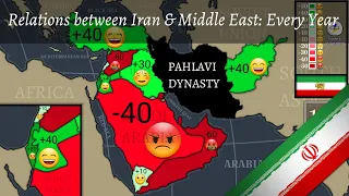Relations between Iran & Middle East: Every Year