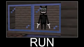 Evil Cartoon Cat in Minecraft wait what meme part 246