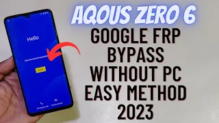 Aqous Zero 6 Unlock Frp Bypass | How To Frp Sharp Zero 6 Forget Gmail Account