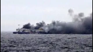 The terrible wreck of an Egyptian passenger ferry.