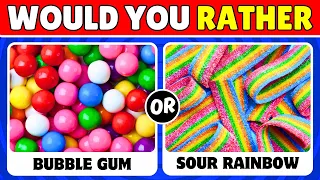 Would You Rather ...? SWEET Vs SOUR Junk Food Edition 🍬🍋 Monsterpedia