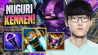 NUGURI IS A BEAST WITH KENNEN! - DK Nuguri Plays Kennen TOP vs Sejuani! | Season 2022